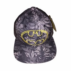 NWT Batman Snapback Adjustable Floral Design Hat